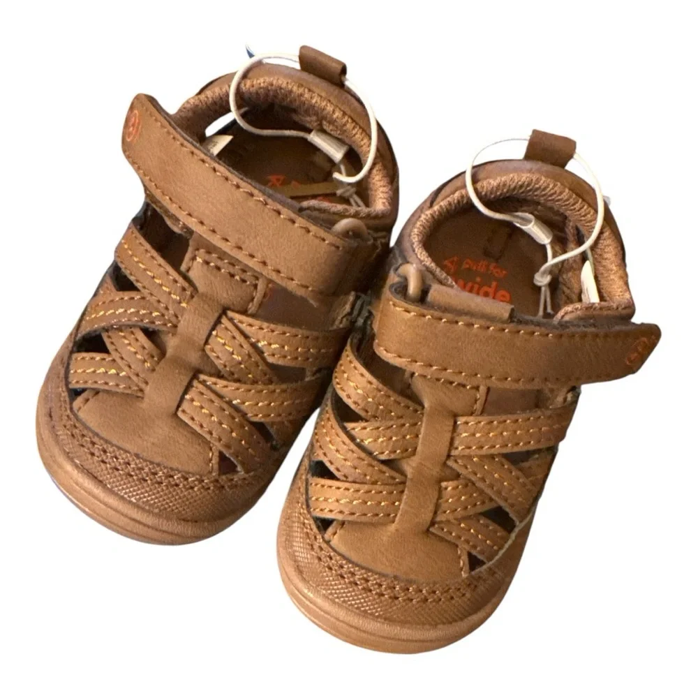 Stride Rite Tan Kids Sandals